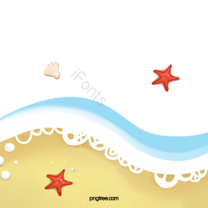 海星 夏季 海洋 沙滩 海浪 清凉爽口 苍白 贝壳