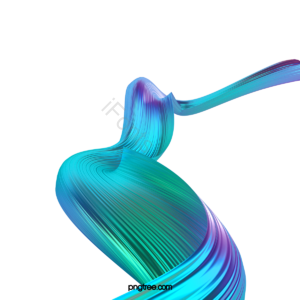 3D 刷子 金属的 紫色 立体 抽象 青色 绿色