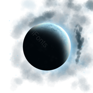蓝色 明亮的 月亮 光晕亮光 夜晚 宇宙 动画片 神秘