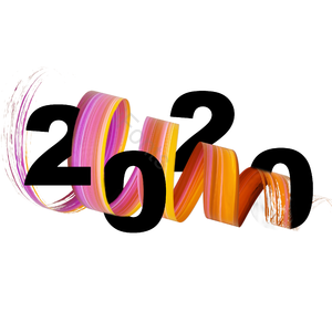 2020年 刷 毕业 三维 拧 环绕 字体 颜料