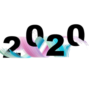 2020年 刷 墨 毕业 三维 拧 环绕 字体