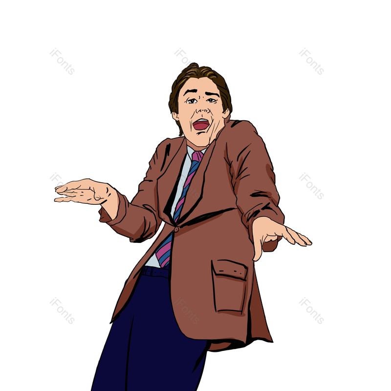 人物图片,条纹元素,西装PNG,免抠素材