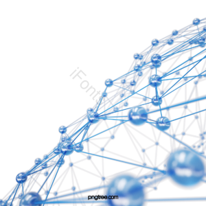分子 蓝色 结构 3d 立体 医学 科学 玻璃质感