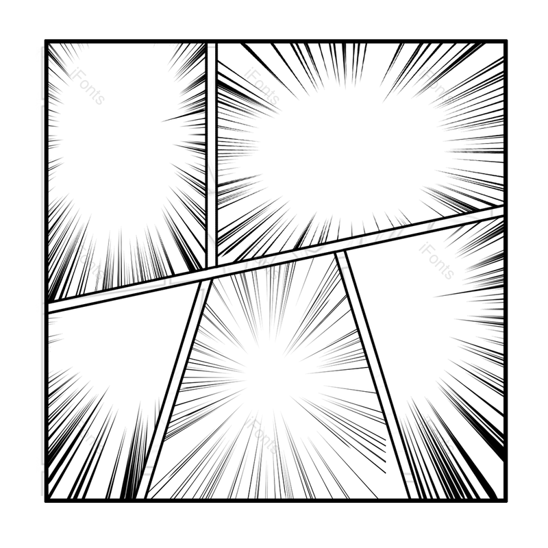 线条图片,速度线元素,动画片PNG,窗口免抠素材