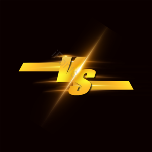 黄色字体 VS 比赛 vs字体 对比 光 光剪贴画 灯光效果