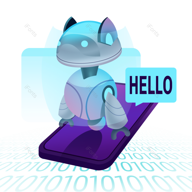 光效图片,科技元素,卡通PNG,立体免抠素材
