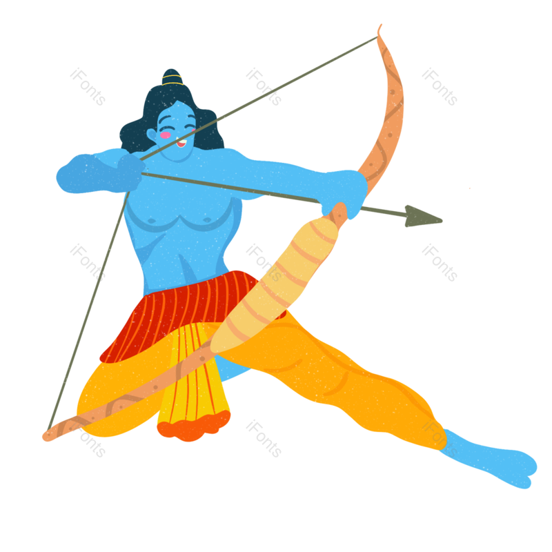 曲线图片,蓝色元素,动画片PNG,红色免抠素材