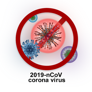 covid-19 2019年 日冕病毒 肺炎 新冠状病毒 病毒 被禁止 传播