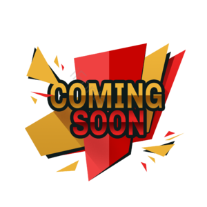 红黄 创意 comingsoon 标签 即将上线 角标 渐变 卡通