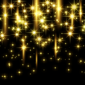 闪光 照耀 文框 发光效率 金色 银色的 氖 星光灯光