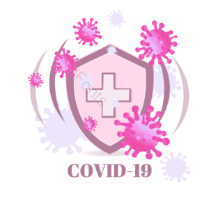 手绘 抵抗 病毒 护盾 corona virus 2019-ncov covid-19