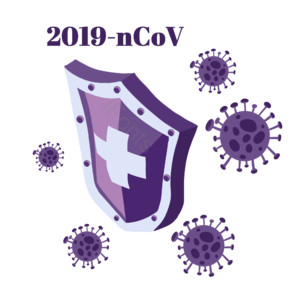 立体 紫色 病毒 防疫 corona virus 2019-ncov covid-19
