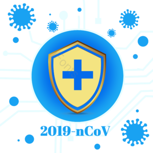 手绘 盾牌 预防 病毒 corona virus 2019-ncov covid-19