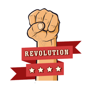 拳头 复古 革命 revolution 工人革命 红色 力量 夸张复古