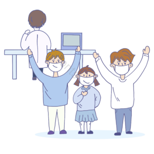 面具 新冠肺炎 2019新型冠状病毒 新冠病毒 粉色 蓝色 动画片 手绘竽