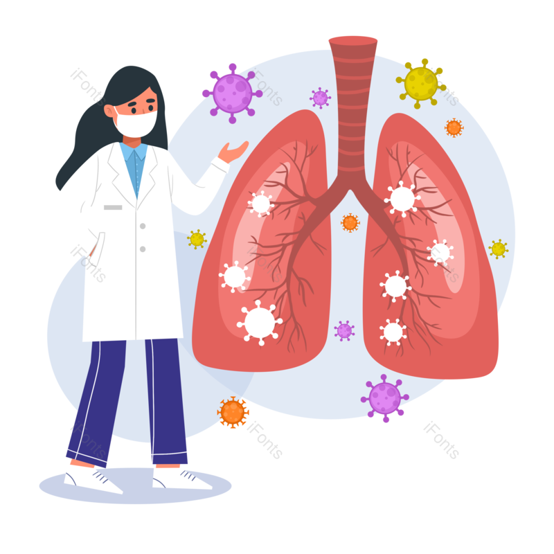 医学图片,病毒元素,医疗保健PNG,戴口罩免抠素材