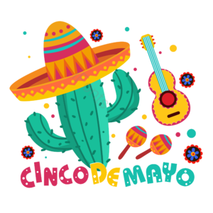 cinco de mayo 五月五 仙人掌 吉他 度佳节 庆祝