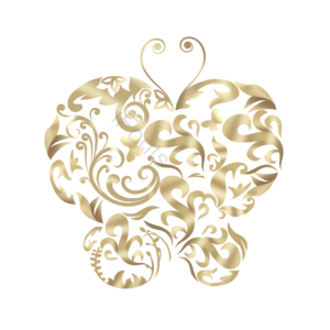 精美 巴洛克 金色 花纹 装饰 光泽 手绘 花边