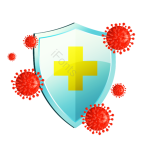 光效 coronavirus 2019-ncov covid-19 禁止入侵 保护盾 盾牌 渐变