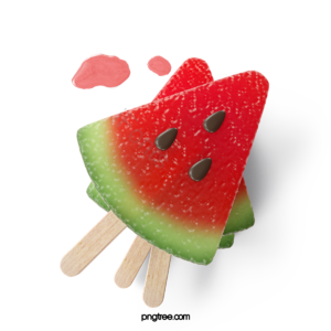 西瓜 水果 立体 雪糕 冰棍 清爽 凉爽 夏天