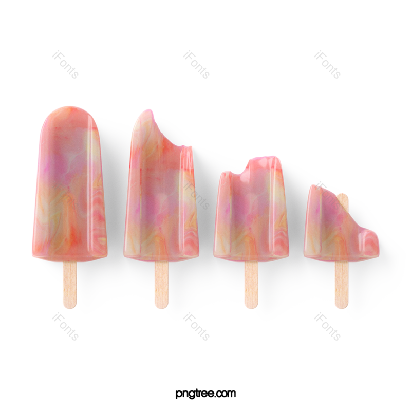 立体图片,清爽元素,夏天PNG,橙色免抠素材