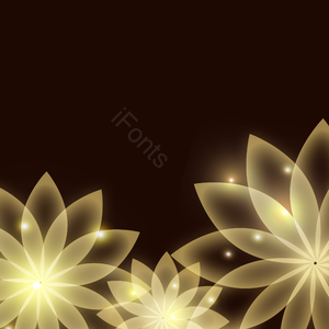 白描白描荷花 发光的 卫塞克 幻想 透明花 花呗 发光效率 威萨克