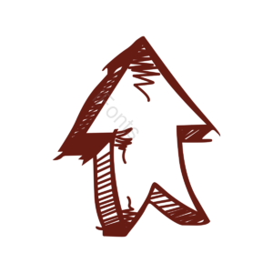 可爱 引路 手绘竽 点 方向指引 条纹纹路 符号 箭号