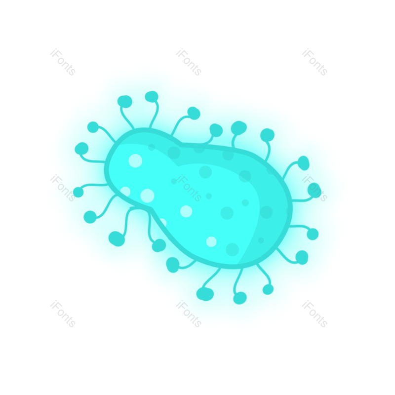 细菌图片,病毒元素,生物PNG,细胞免抠素材
