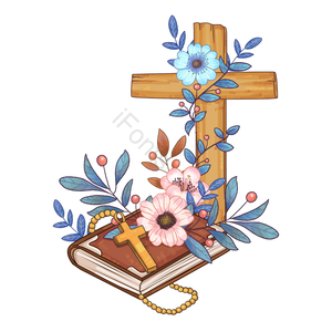 基督教 五旬节 花 圣经 交叉 耶稣基督 庆祝 教会