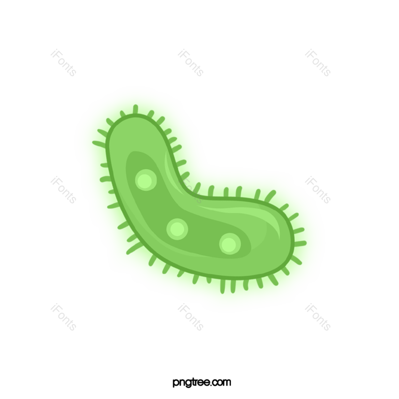 细菌图片,病毒元素,生物PNG,细胞免抠素材
