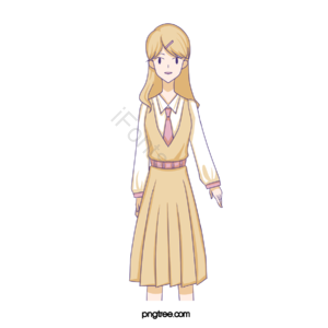 女孩 女人 长发女孩 美丽 可爱 裙子 女生 小女孩