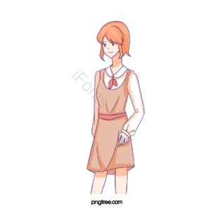 女孩 女人 长发女孩 美丽 可爱 裙子 女生 小女孩