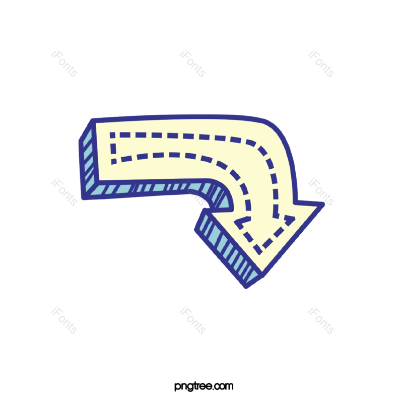 箭头图片,手绘箭头元素,霓虹灯PNG,符号免抠素材
