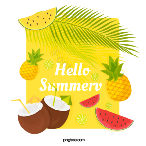 夏 夏天 夏令 夏季 水果 西瓜 椰子 菠萝