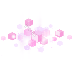 散景灯 方块 粉色 闪耀 光效 光感 梦幻 浪漫