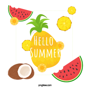 夏 夏天 夏令 夏季 水果 菠萝 西瓜 橘子