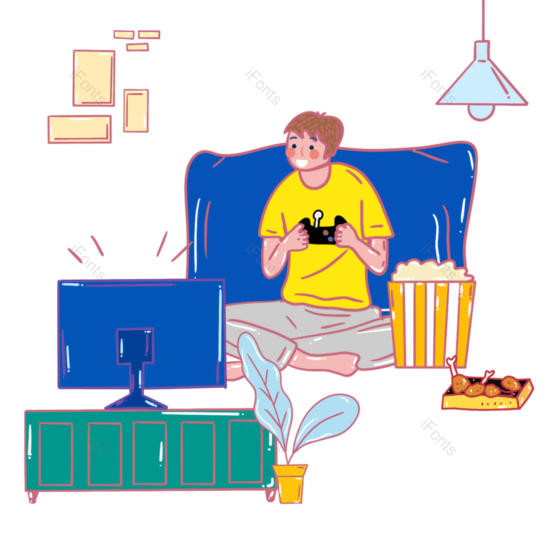动画片图片,电视元素,家庭PNG,电子游戏免抠素材