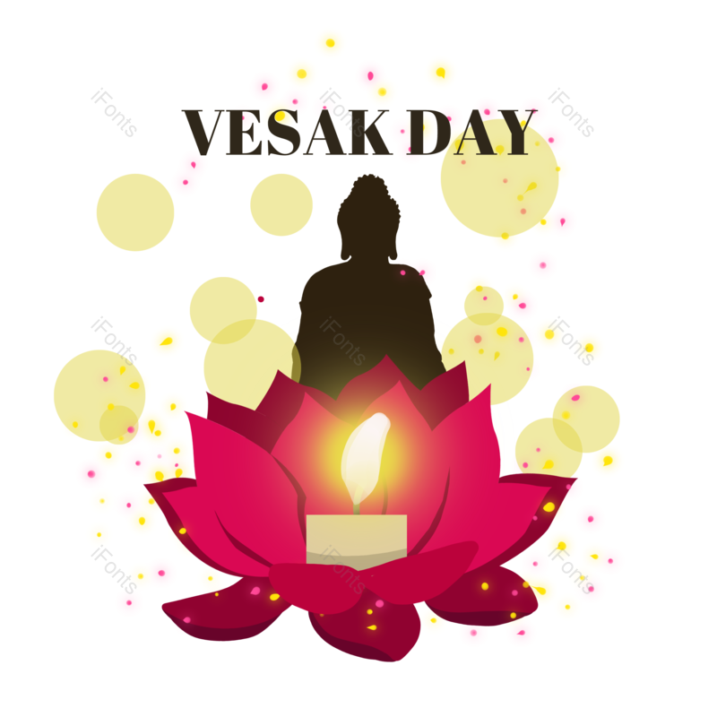 节日图片,荷花元素,蜡烛PNG,莲花免抠素材