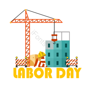 五一 劳动节 labor day 塔吊 路障 房子 工作