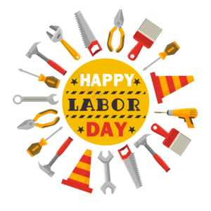 labor day 五一 劳动节 锤子 起子 钳子 劳动