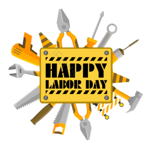 labor day 五一 劳动节 锤子 起子 安全帽 劳动