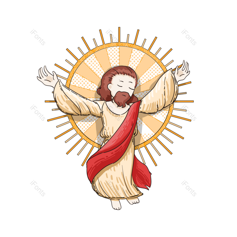 文艺复兴图片,动画片元素,颜色PNG,手绘免抠素材