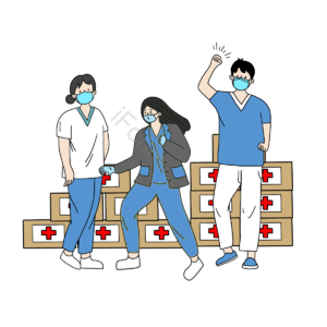 治疗 医院 动画片 手绘 来吧 医生 医疗护理 保护