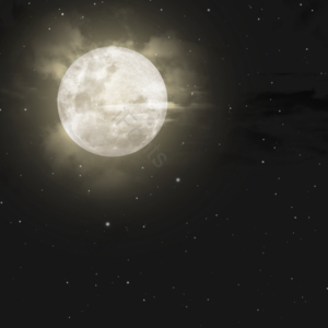 星星 月亮 繁星 发光的 渐变色 云 拉玛丹 半月