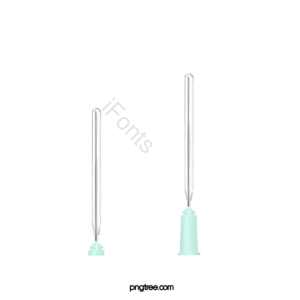 针管插画 黄色药水 注射器 刻度 医用 医院 打针 针头