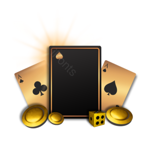 扑克 边框 质地 光感 金色的 黑金 闲暇时间 娱乐