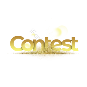 金色 质感 contest 短句 文案 比赛 渐变 成功