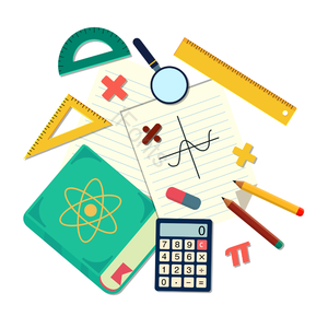 数学 数学 加 减去 乘除 π 铅笔 直尺