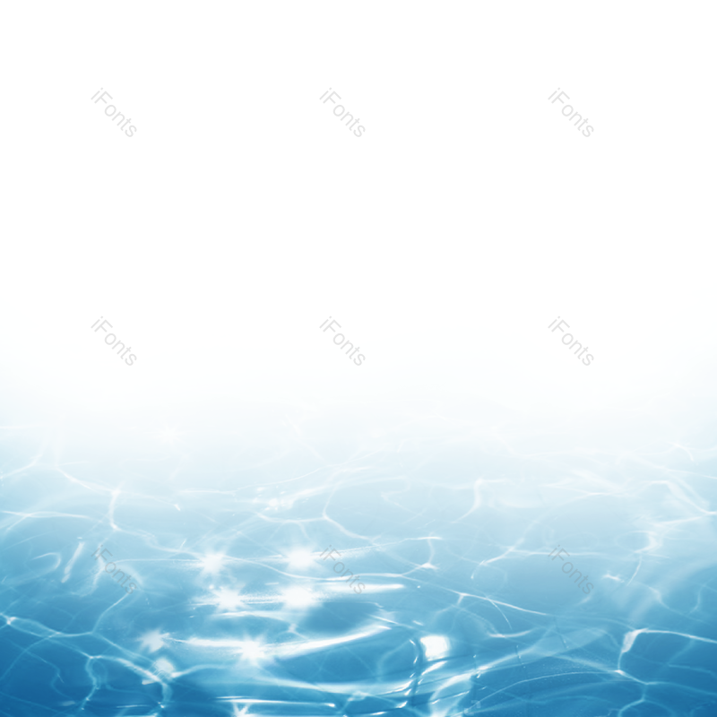 蓝色图片,波纹元素,波浪PNG,阳光免抠素材