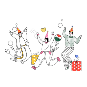生日帽 动画片 手绘竽 寿辰 庆祝 蛋糕 蜡烛 音谱线